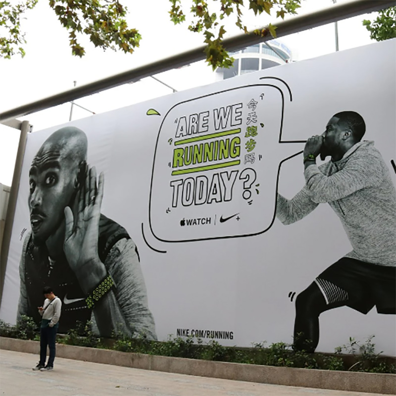 Polyesterová tkanina potiahnutá PVC pre vonkajšie veľké billboardy